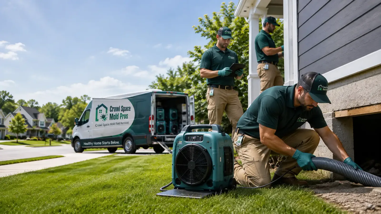 Crawl Space Mold Removal in Lorraine, NY